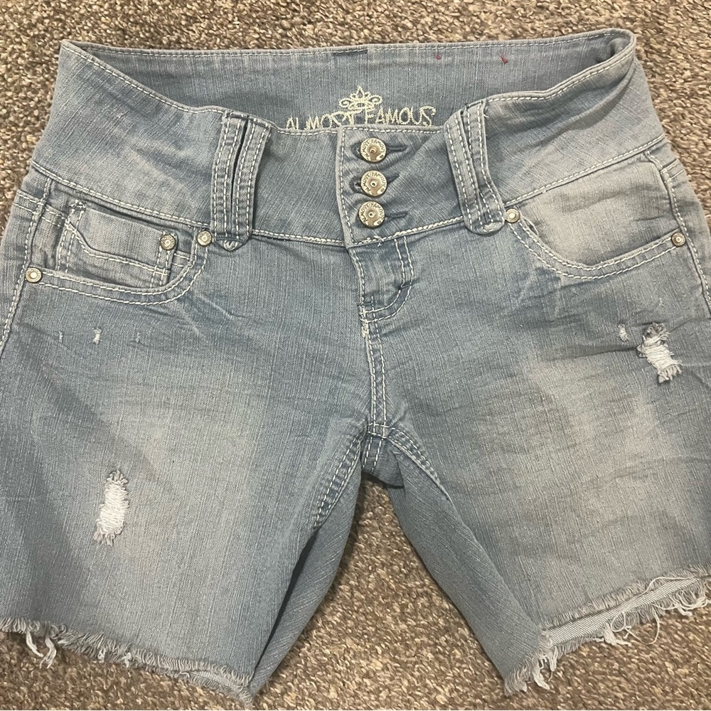 Almost Famous Bedazzling Shorts